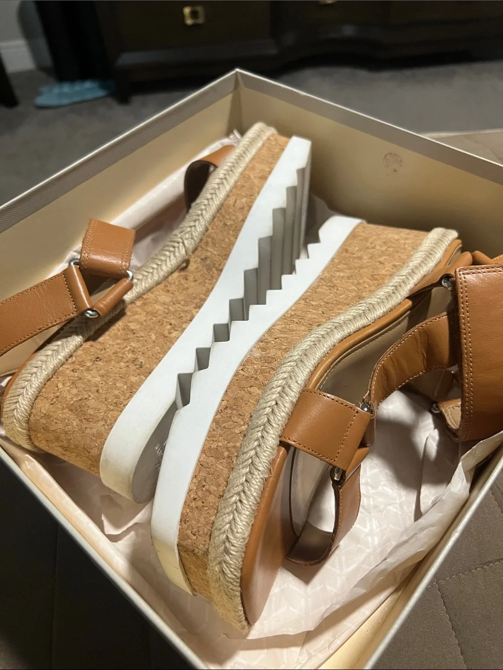 Marc Fisher Womens Platform Espadrille Sandals 8.5